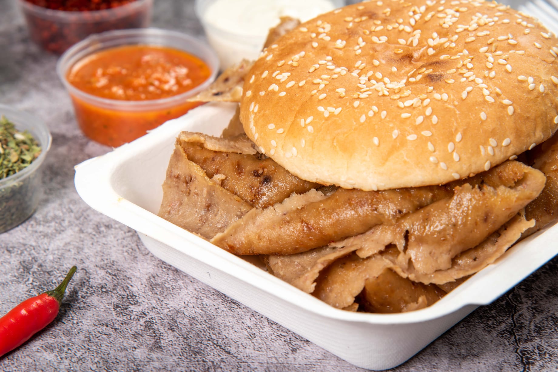 Med Lamb Doner Kebab