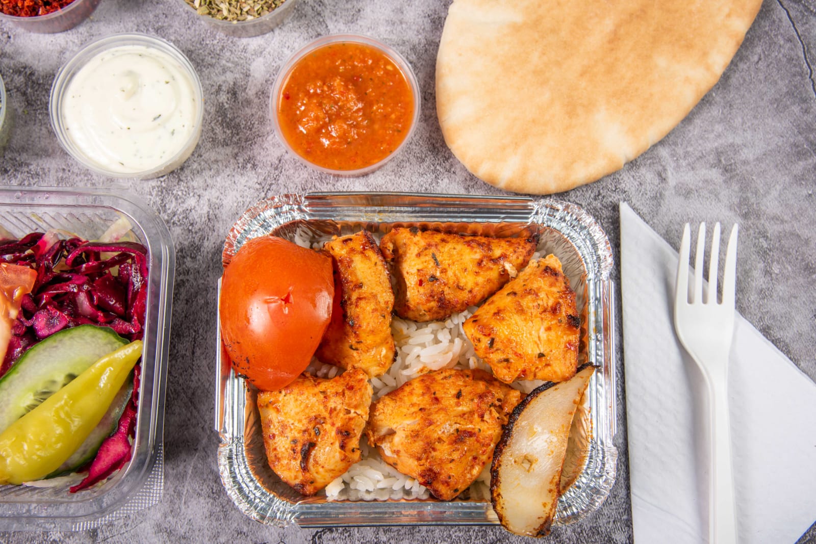 Med Chicken Shish Kebab